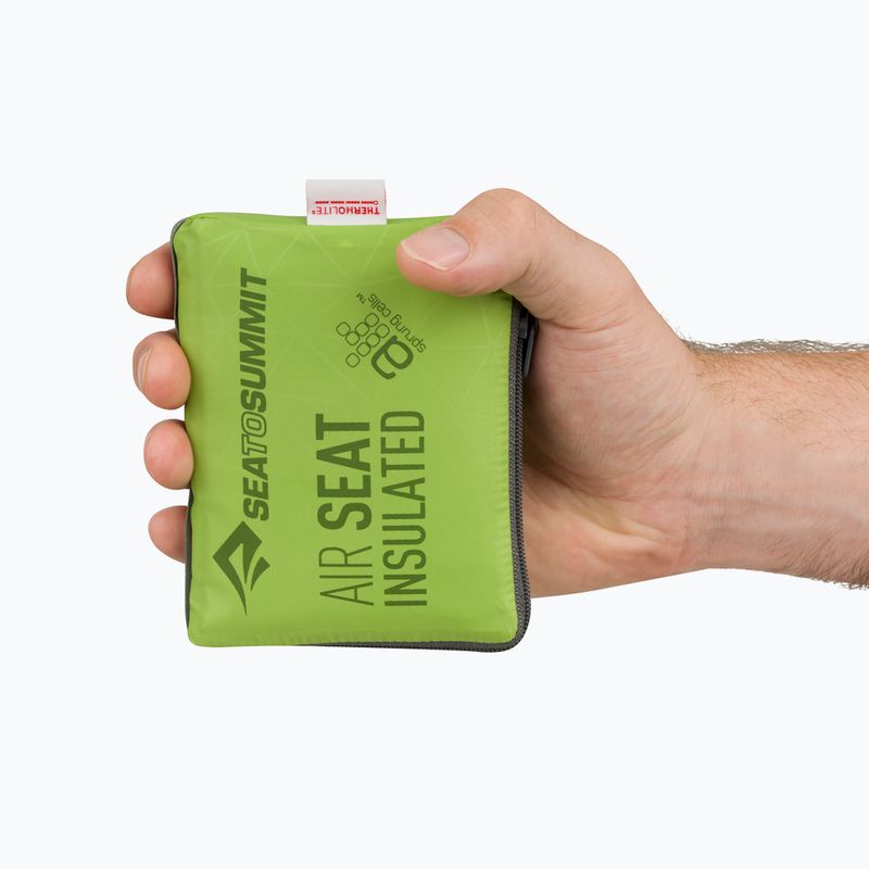 Килимок надувний для сидіння Sea to Summit Air Seat Insulated green 10