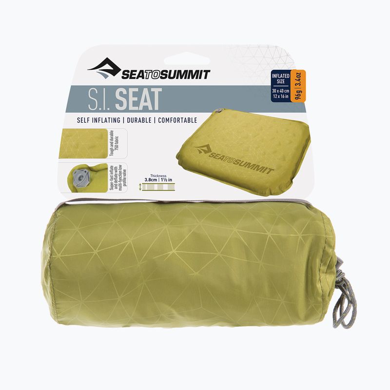 Килимок самонадувний для сидіння Sea to Summit S.I. Seat olive 3