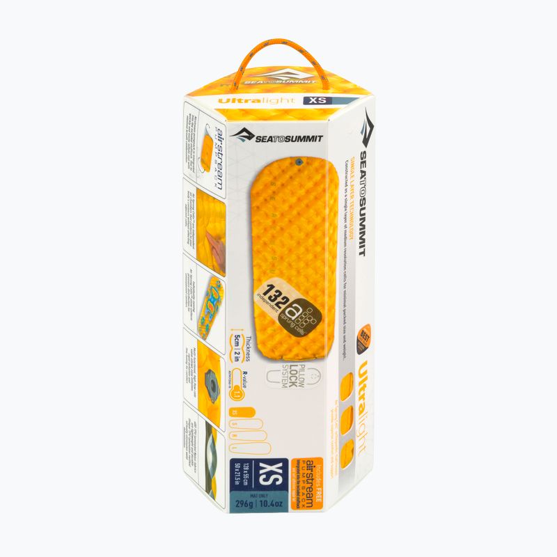 Килимок надувний Sea to Summit UltraLight ASC Mat yellow 10