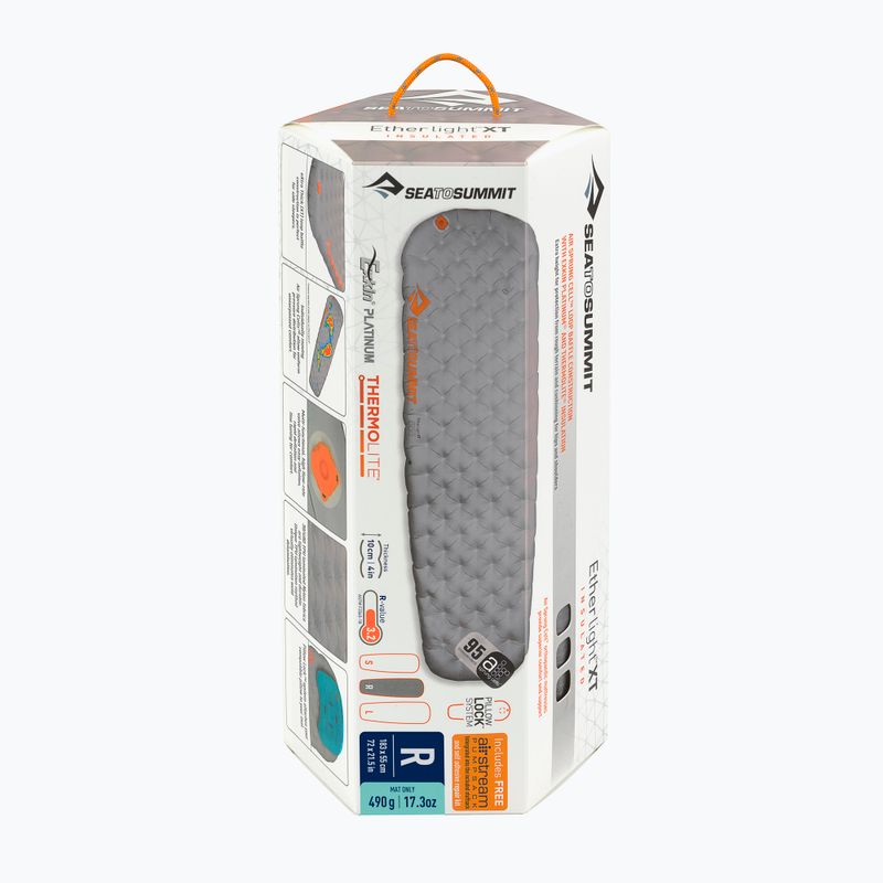 Mata dmuchana Sea to Summit Ether Light XT Insulated Mat Regular сіра AMELXTINS_R 6