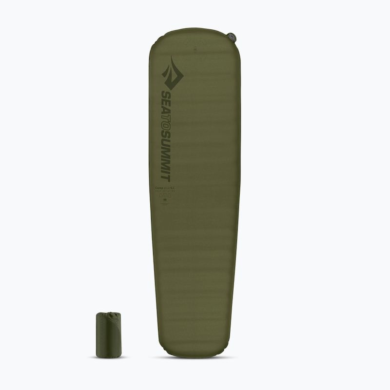 Килимок самонадувний Sea to Summit Camp Plus Regular 7,5 cm зелена AMSICAPLR 4