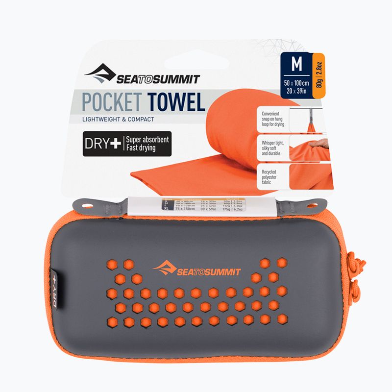 Рушник швидковисихаючий Sea to Summit Pocket Towel picante 6