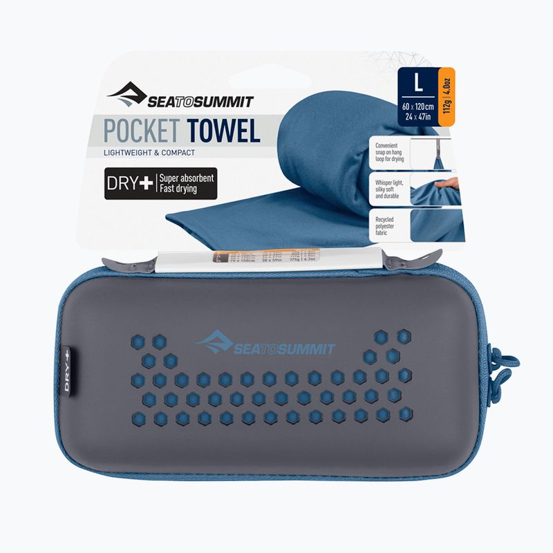Рушник швидковисихаючий Sea to Summit Pocket Towel ACP071051-060215 moonlight 3