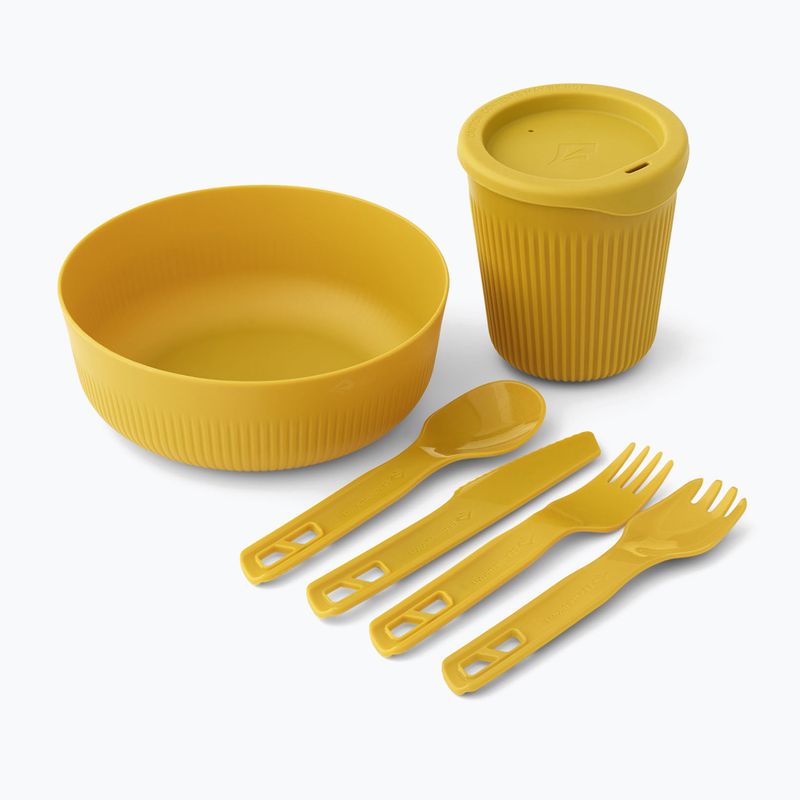 Набір посуду туристичного Sea to Summit Поясsage Dinnerware arrowwood yellow 2