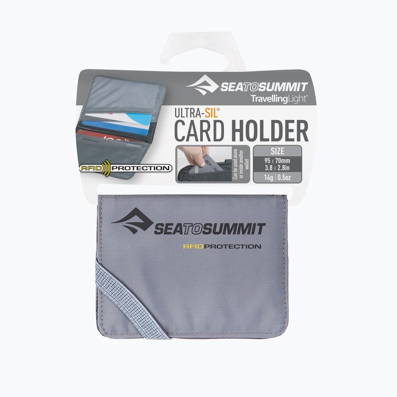 Гаманець RFID Sea to Summit Card Holder сірий 2