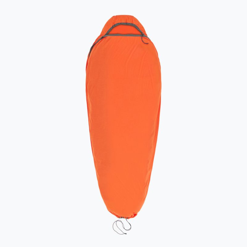 Спальний мішок Sea to Summit Reactor Extreme Sleeping Bag Liner Mummy CT пряний апельсин/білуга 2