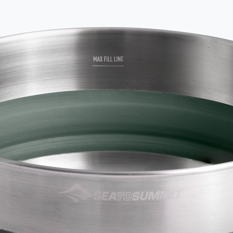 Каструля туристична Sea To Summit Detour Stainless Steel Collapsible 3 l laurel wreath 5