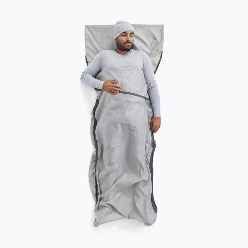Устілка для спального мішка Sea To Summit Silk Blend Sleeping Bag Liner Rectangular moonstruck 2
