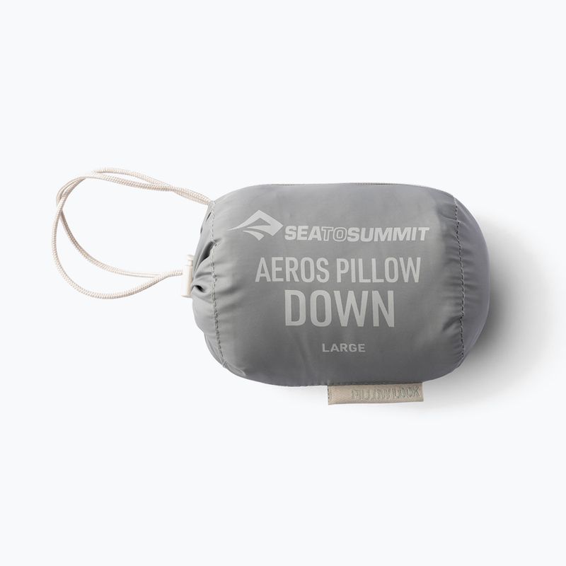 Подушка туристична Sea to Summit Aeros Down L neutral grey 3