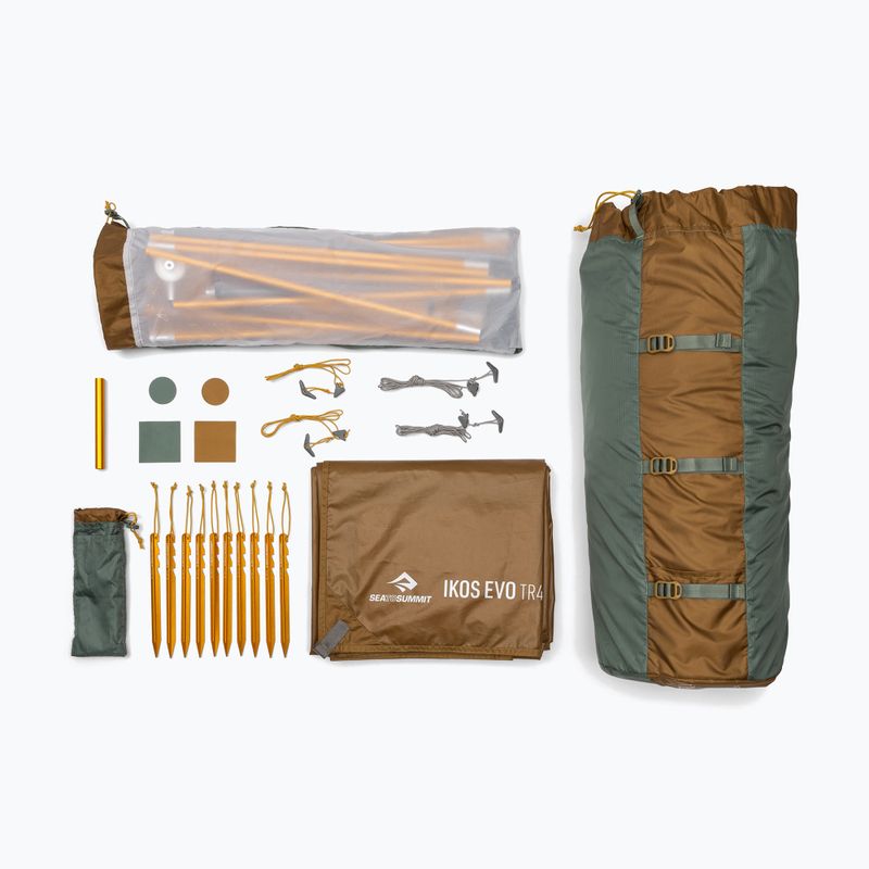 Намет кемпінговий 4-місний Sea to Summit Ikos Evo Tent 4 laurel wreath 12