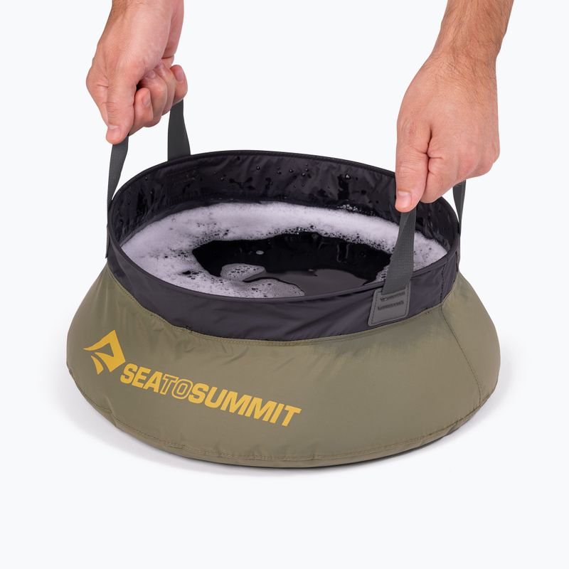 Раковина туристична Sea to Summit Kitchen Sink 10 л burnt olive 4