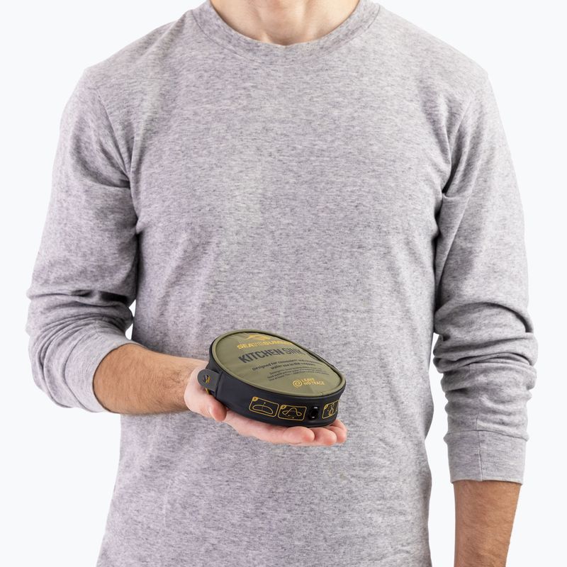 Раковина туристична Sea to Summit Kitchen Sink 10 л burnt olive 5