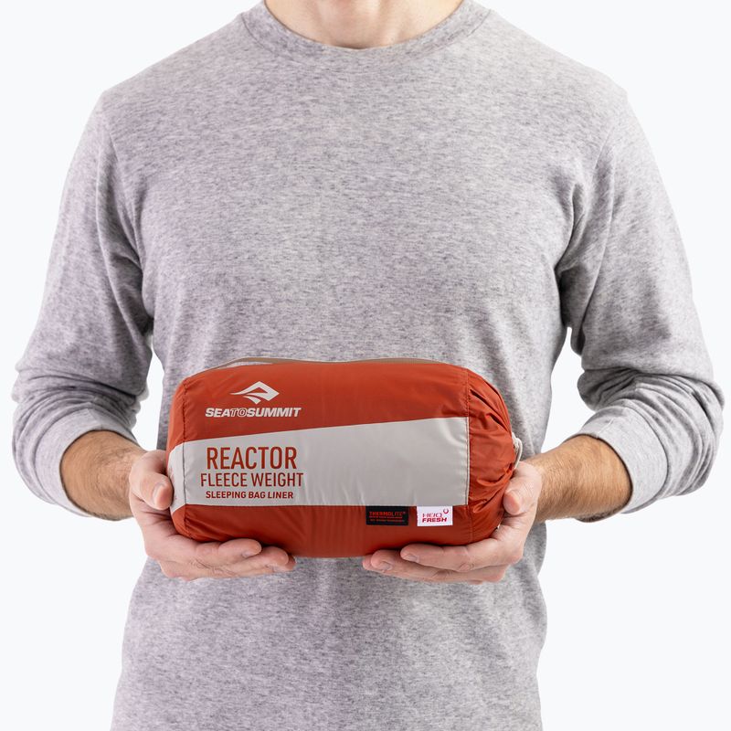 Устілка для спального мішка Sea To Summit ReacTor Fleeceweight picante 5
