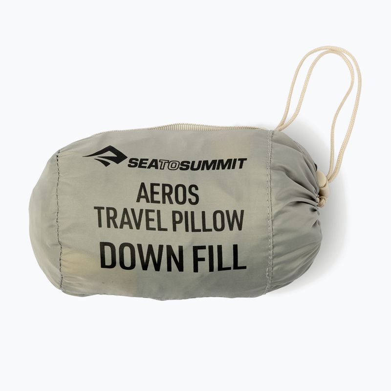 Подушка туристична Sea To Summit Aeros Down Travel neutral grey 5