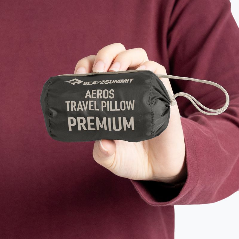Подушка туристична Sea To Summit Aeros Premium Travel jet black 6