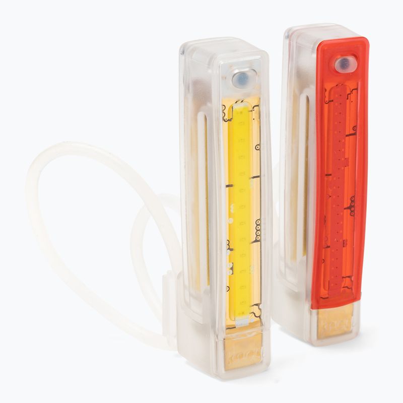 Набір велосипедних ліхтарів Knog Plus Twinpack прозорий 12145