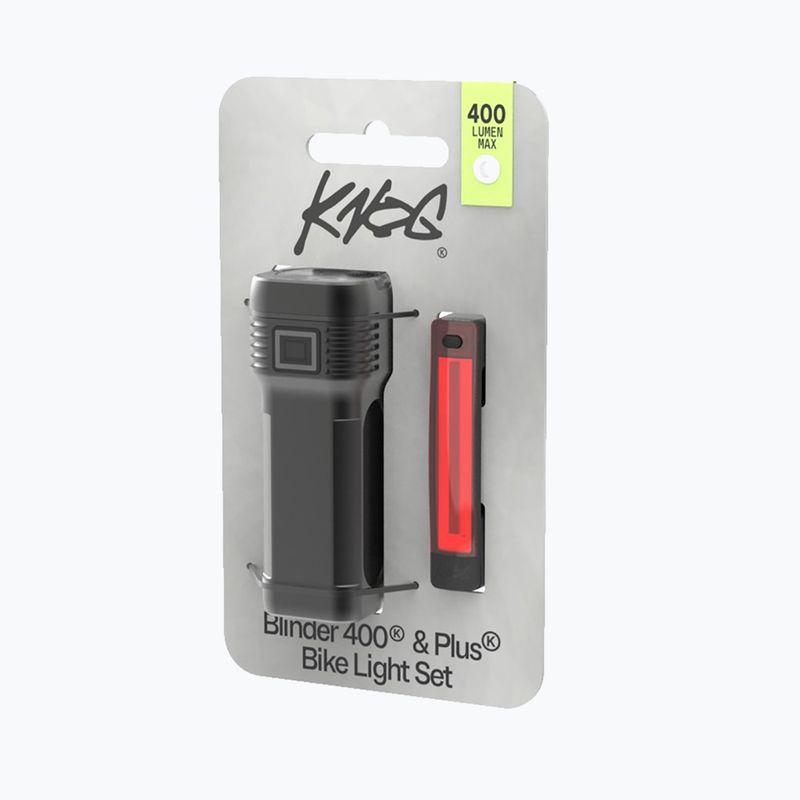 Набір велосипедних ліхтарів Knog Blinder Pro 400/Plus black 4