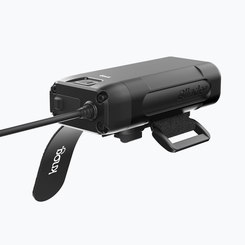 Ліхтарик велосипедний передній Knog Blinder X 1800 + акумулятор 10000mAh чорний 4
