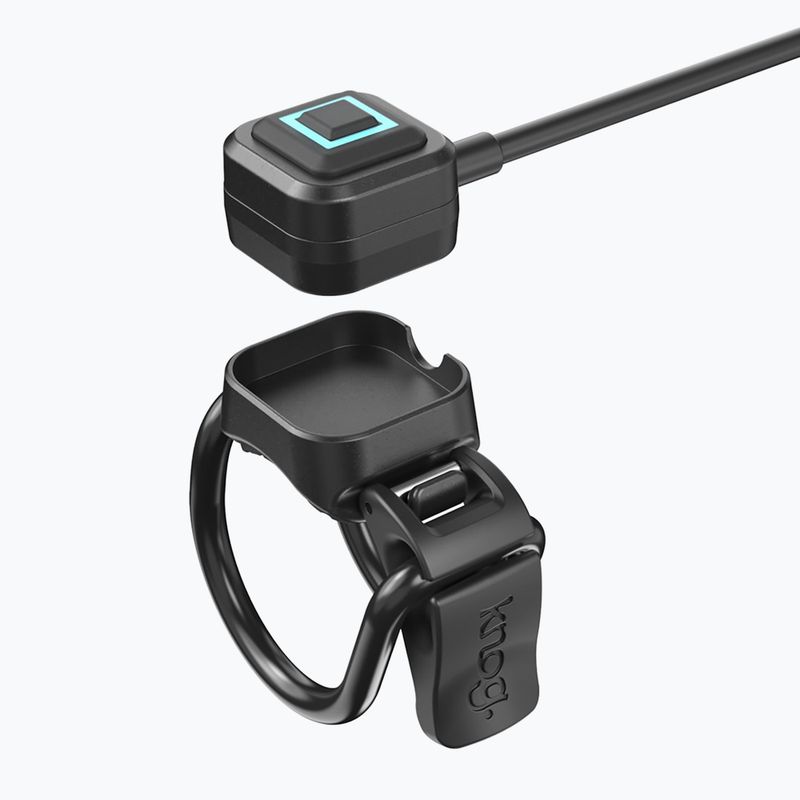 Ліхтарик велосипедний передній Knog Blinder X 1800 + акумулятор 10000mAh чорний 5