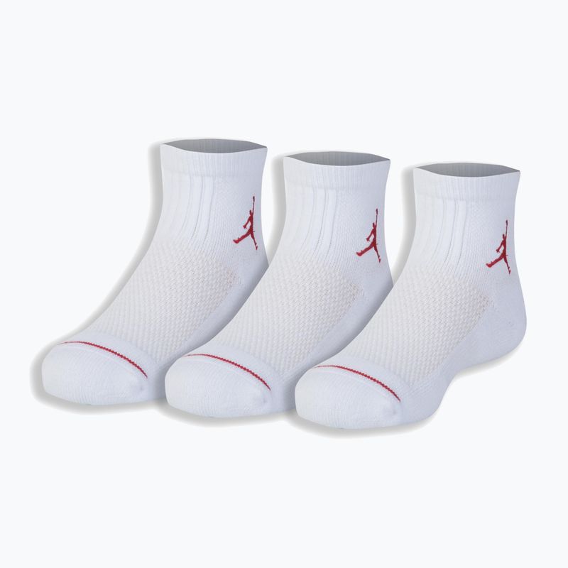 Шкарпетки дитячі Nike Air Jordan Jumpman Quarter 3 пари white 2