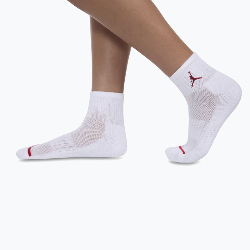 Шкарпетки дитячі Nike Air Jordan Jumpman Quarter 3 пари white 5