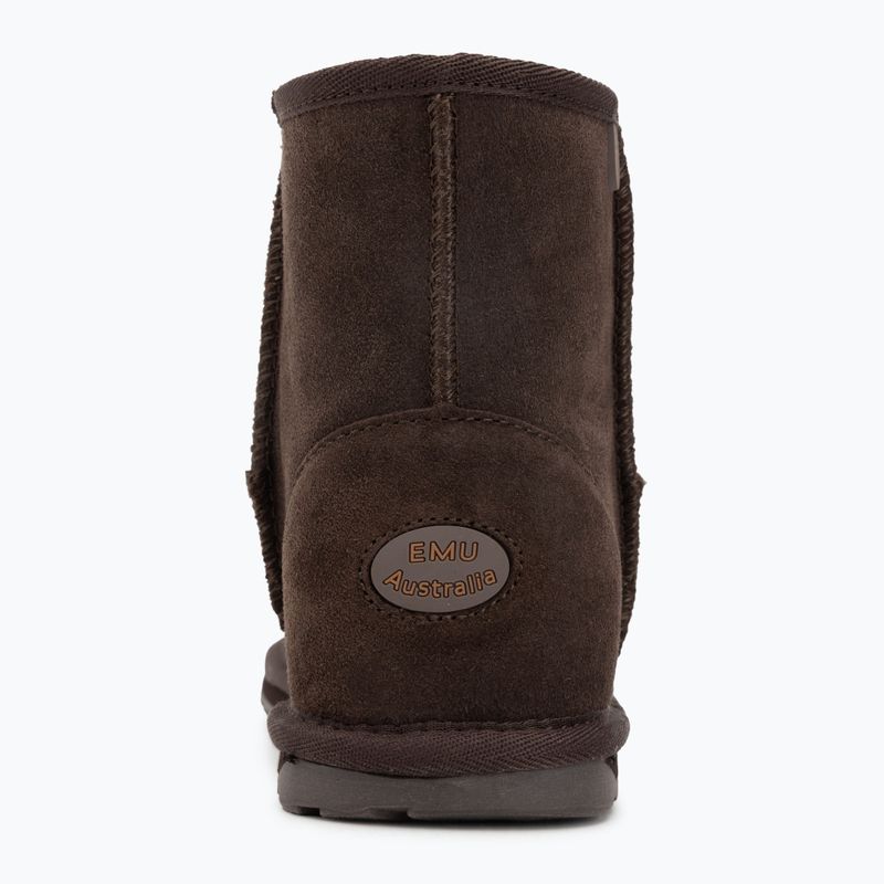 Черевики зимові EMU Australia Wallaby Mini Teens chocolate 6