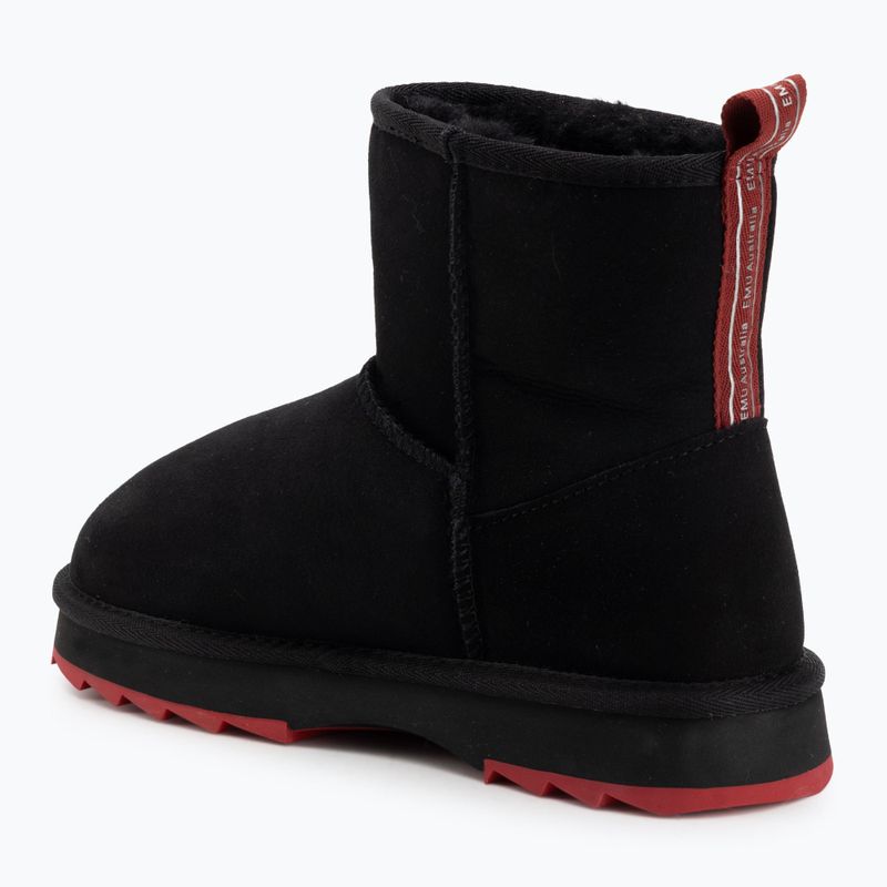 Черевики зимові жіночі EMU Australia Sharky Mini black/cherry 3