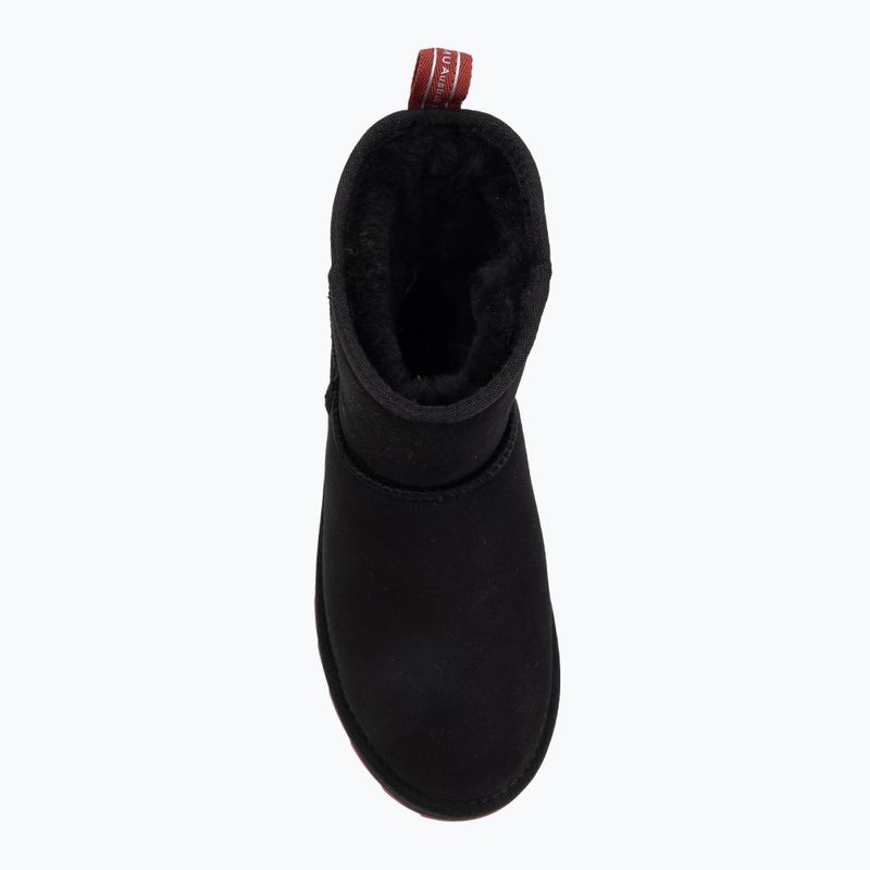 Черевики зимові жіночі EMU Australia Sharky Mini black/cherry 5
