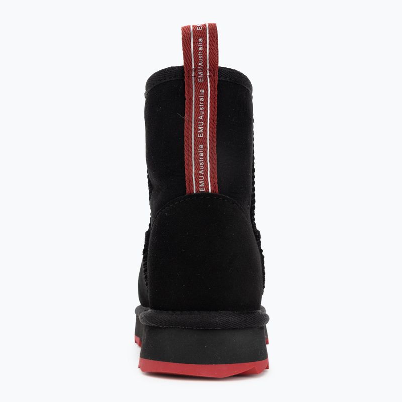 Черевики зимові жіночі EMU Australia Sharky Mini black/cherry 6