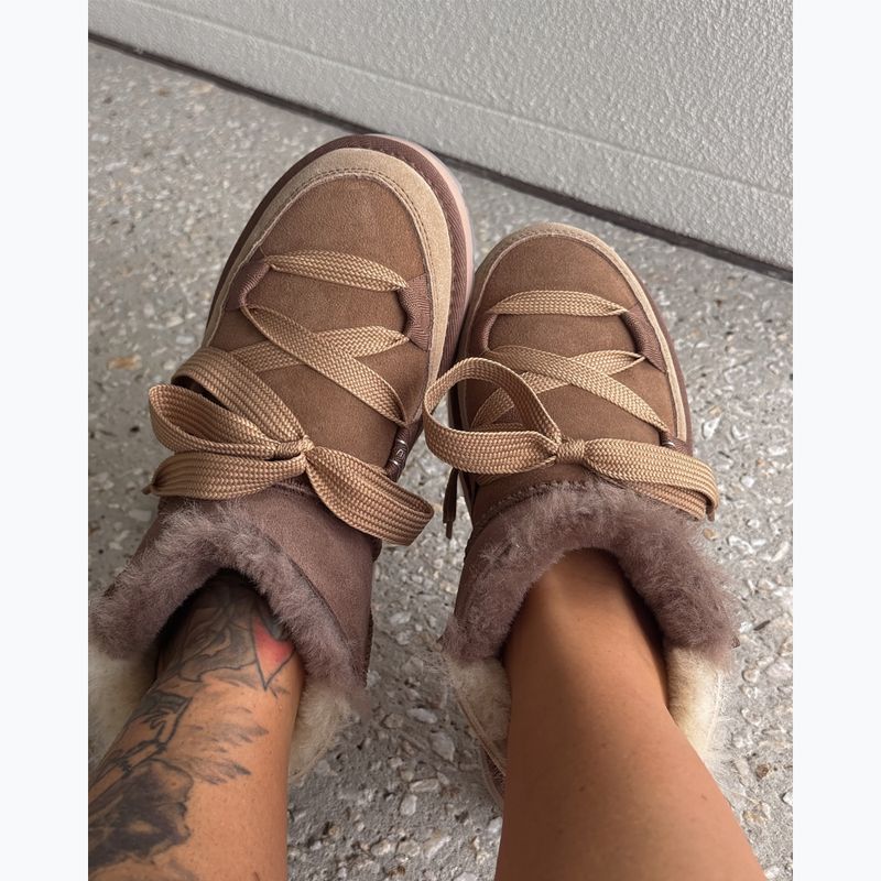 Черевики зимові жіночі EMU Australia Blurred Micro Patchwork mushroom 9