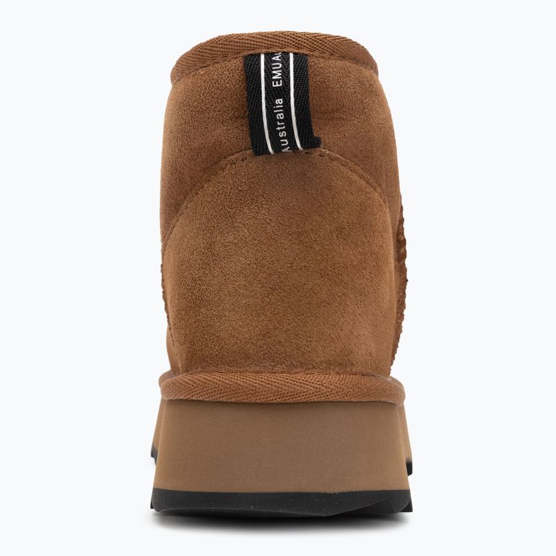 Черевики зимові жіночі EMU Australia Sharky Micro Flatform chestnut/black 6