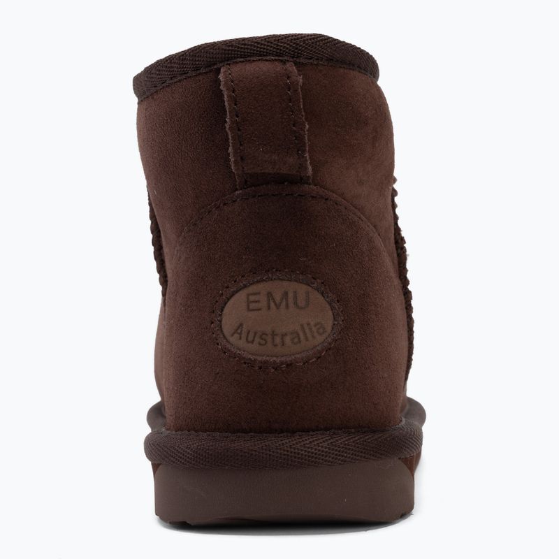 Черевики зимові жіночі EMU Australia Stinger Micro chocolate fondant 6