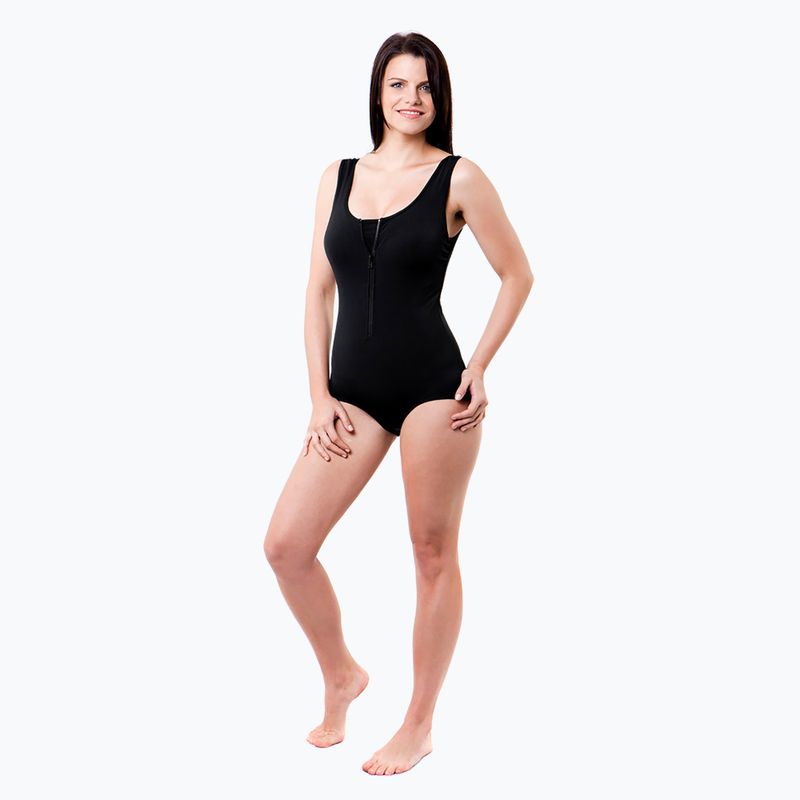 Купальник суцільний жіночий Funkita Zip Front One Piece still black 4