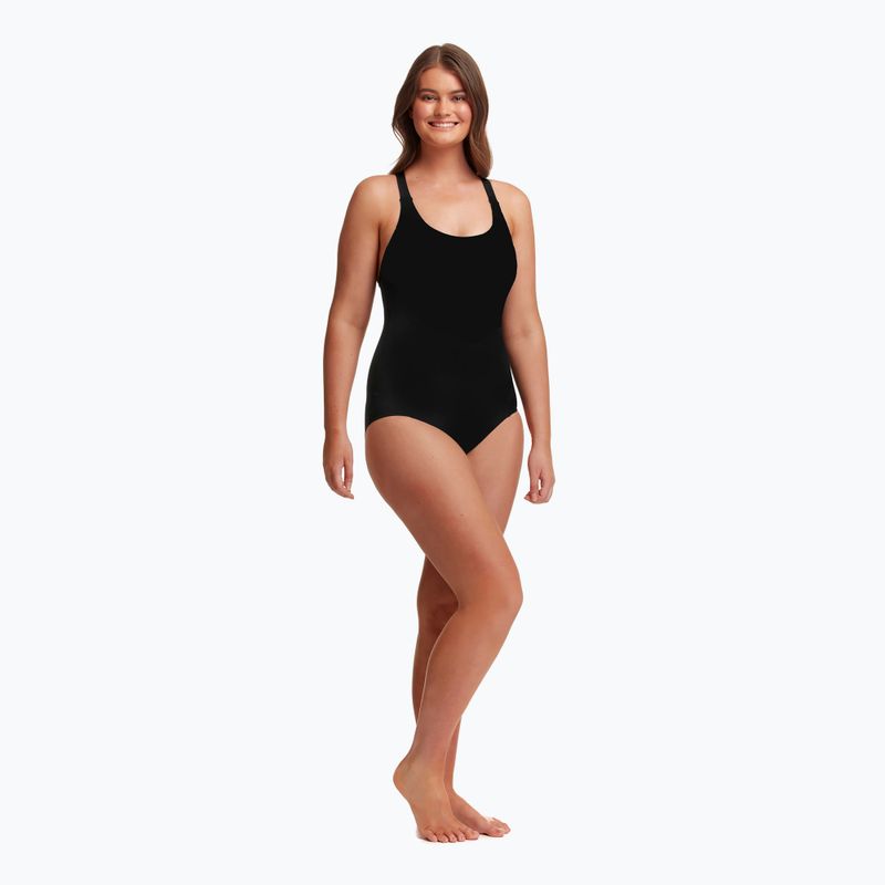 Купальник суцільний жіночий Funkita Brace Me Back One Piece still black 3