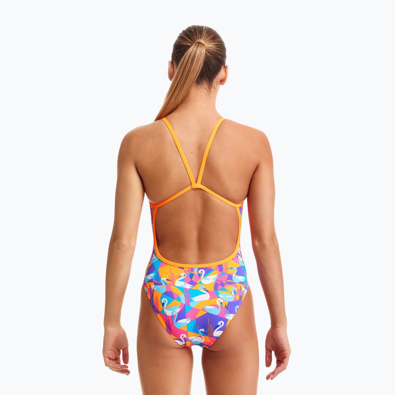 Купальник суцільний дитячий  Funkita Eco Single Strap жовто-рожевий FKS030G7132608 6