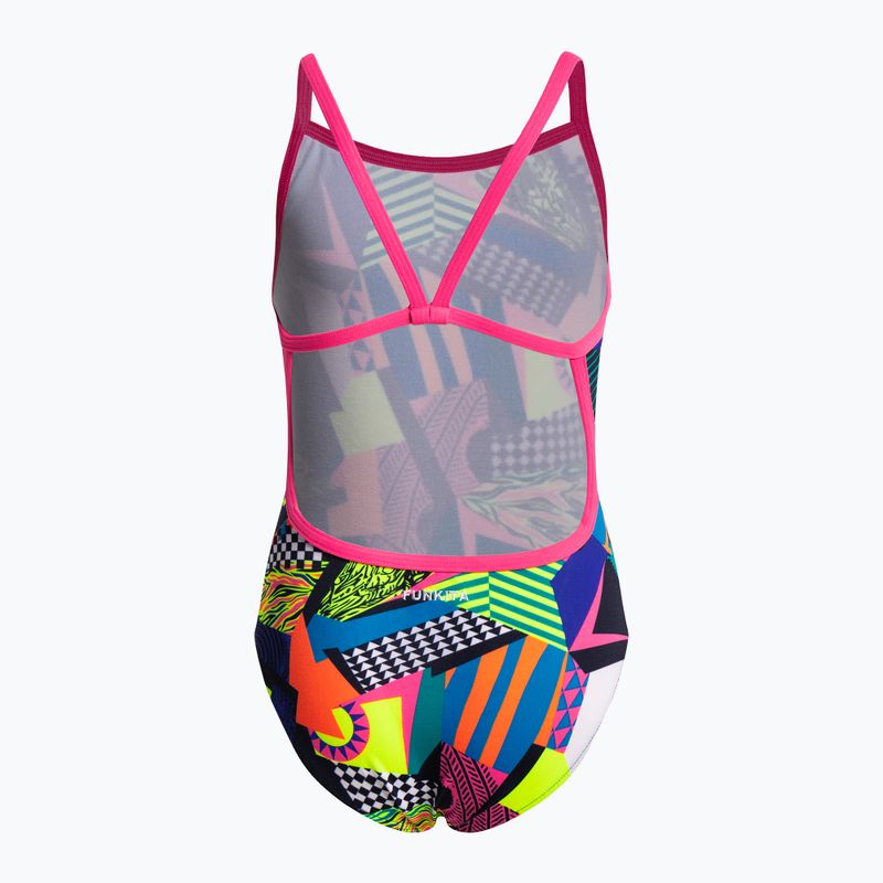 Купальник суцільний дитячий  Funkita Eco Single Strap синій FS16G0076010 2
