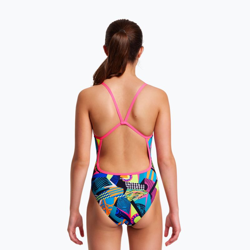Купальник суцільний дитячий  Funkita Eco Single Strap синій FS16G0076010 6