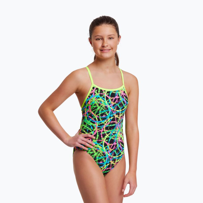 Купальник суцільний дитячий  Funkita Eco Single Strap кольоровий FS16G7139308 5