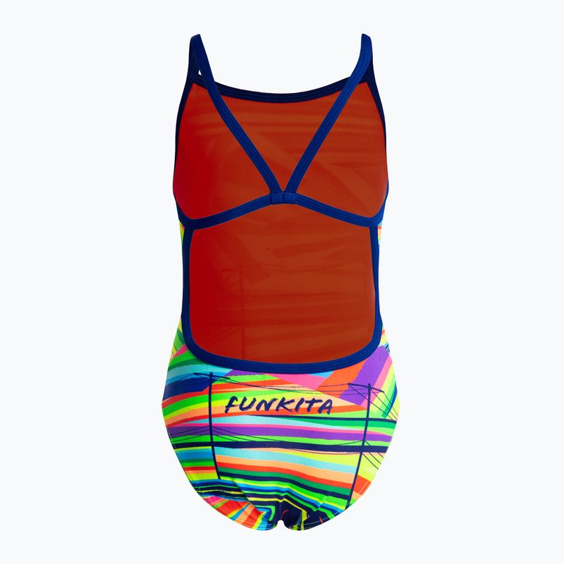 Купальник суцільний дитячий  Funkita Single Strap One Piece кольоровий FS16G7141008 2