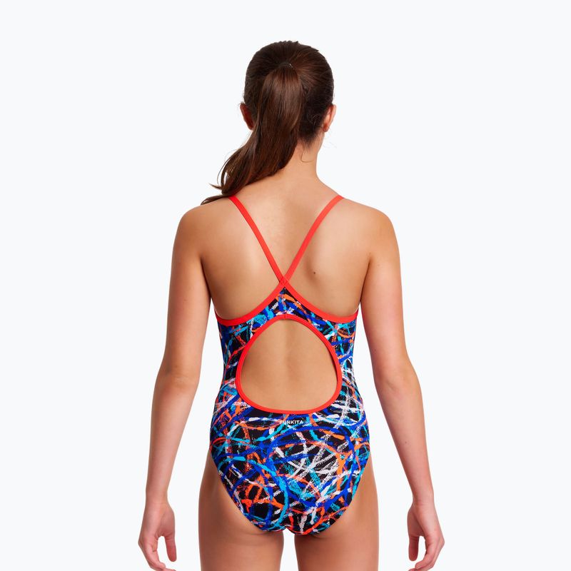 Купальник суцільний дитячий Funkita Diamond Back One Piece Spin Doctor FS11G71432 5