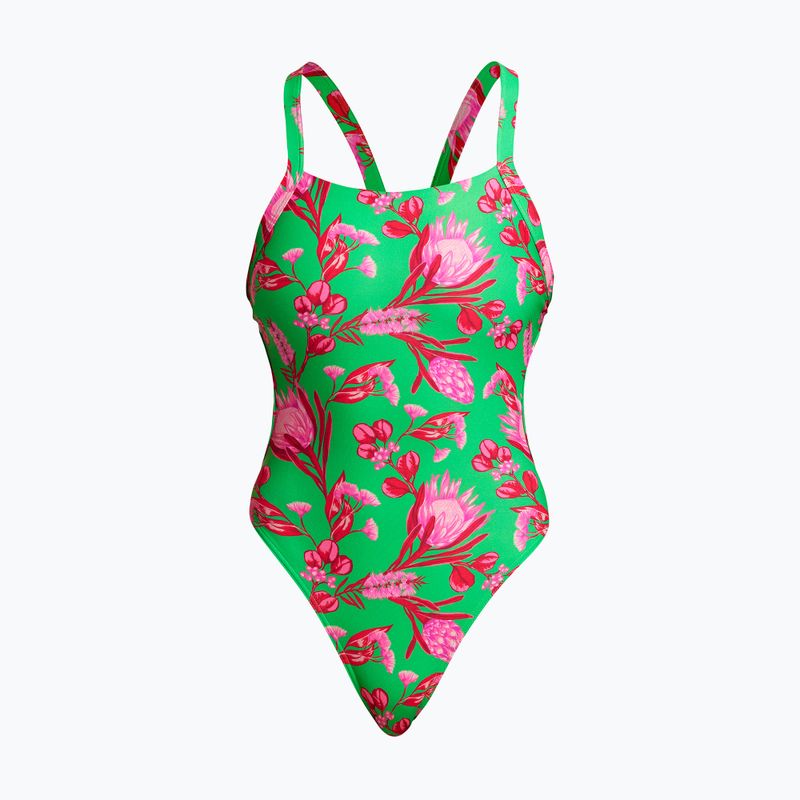 Купальник суцільний жіночий Funkita Brace Free One Piece зелений FKS020L7154912