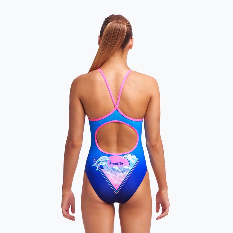 Купальник суцільний дитячий  Funkita Diamond Back One Piece блакитний FS11G7155714 4