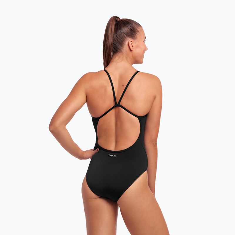 Купальник суцільний жіночий Funkita Single Strap One Piece still black 4