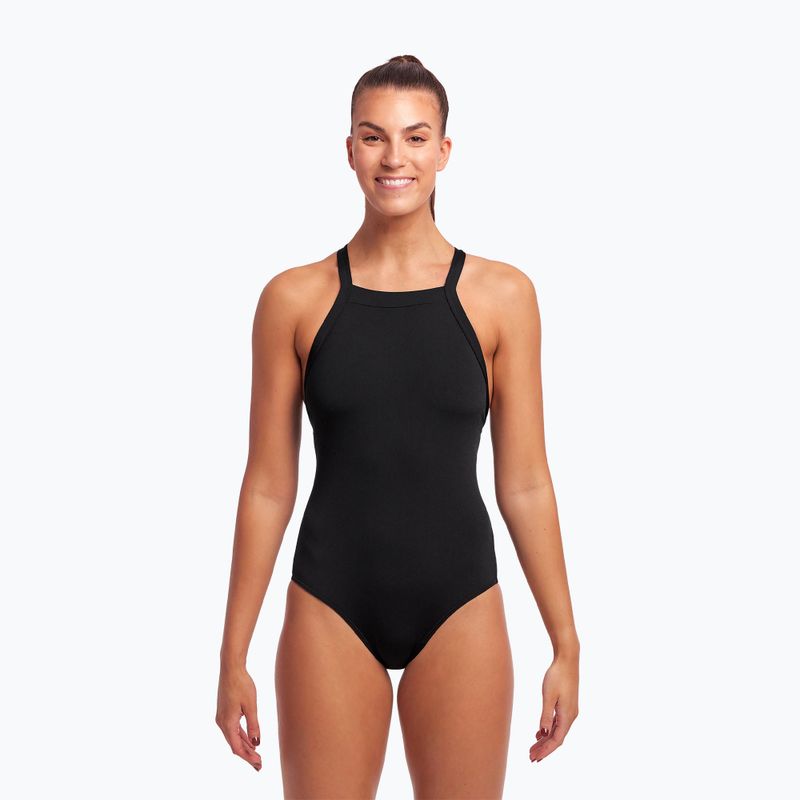 Купальник суцільний жіночий Funkita Sky Hi One Piece still black 2