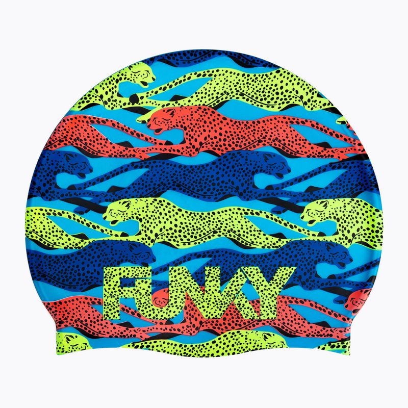 Шапочка для плавання Funky Silicone Swimming Cap блакитна FYG017N7153200
