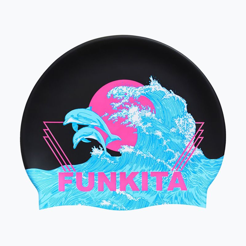 Шапочка для плавання Funkita Silicone Swimming чорна Cap FS997155800 2