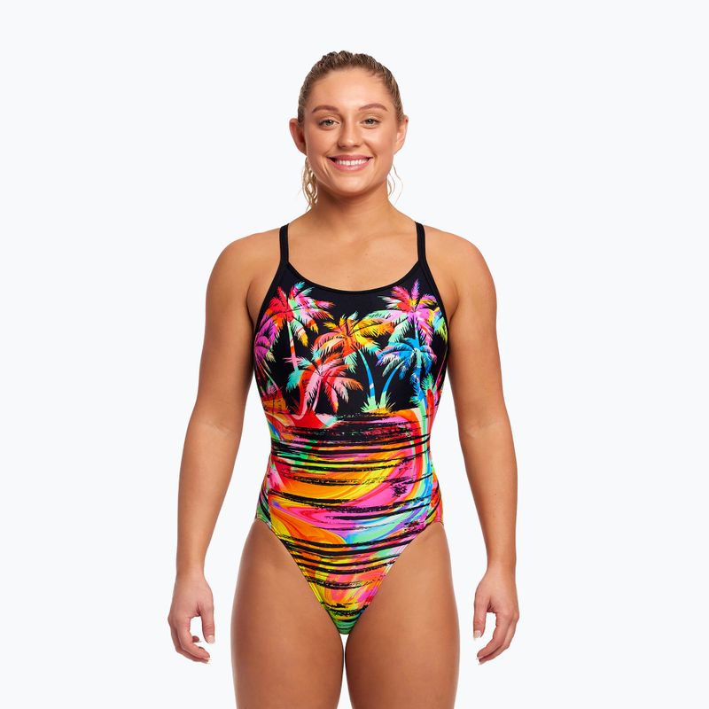 Жіночий суцільний купальник Funkita Diamond Back One Piece sunset city 5