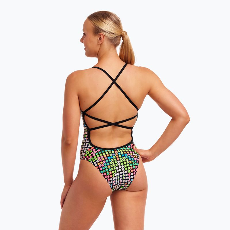 Жіночий суцільний купальник Funkita на бретелях сніговий флаєр 3