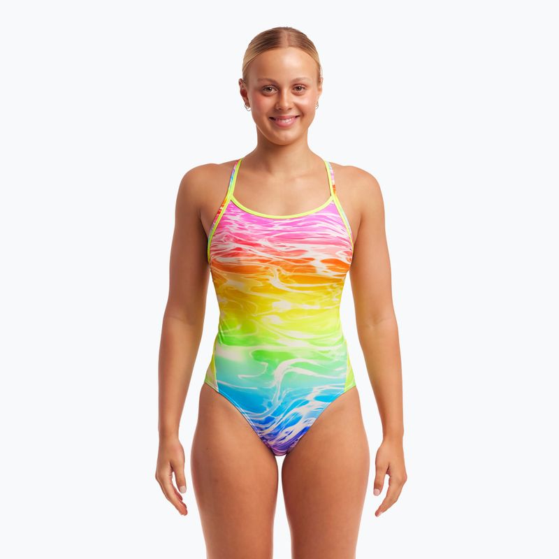 Жіночий суцільний купальник Funkita Diamond Back One Piece озерна кислота 5