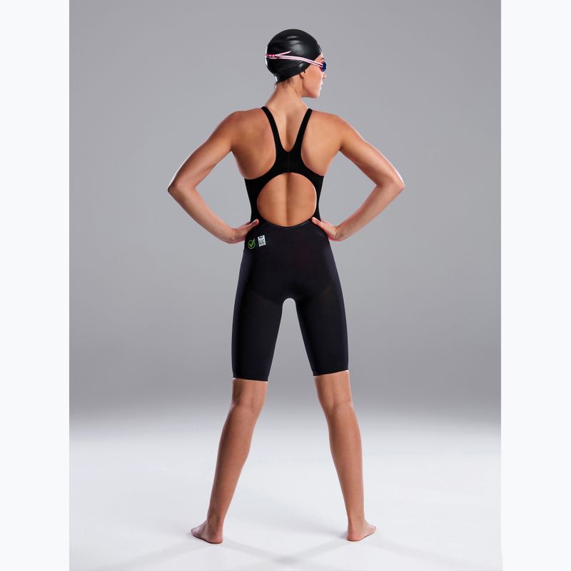 Купальник спортивний жіночий Funkita Apex Viper Kneeskin black mint 2